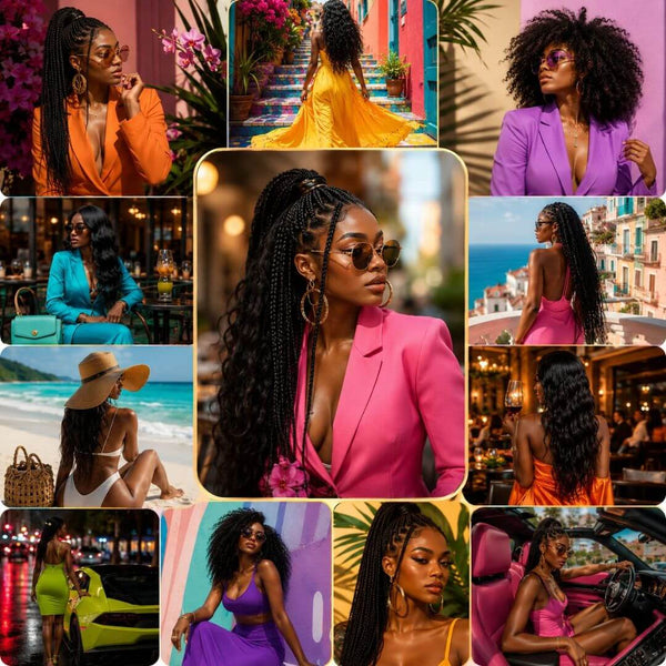 100+ Luxury Melanin Images for Instagram & Content Creators (Resell Rights Included)