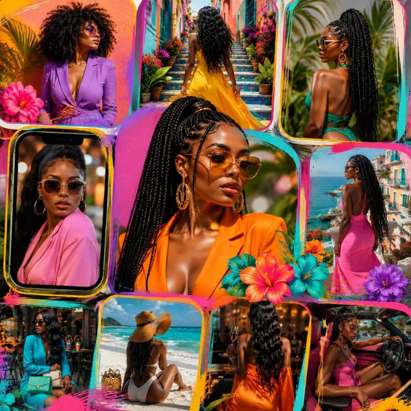 100+ Luxury Melanin Images for Instagram & Content Creators (Resell Rights Included)