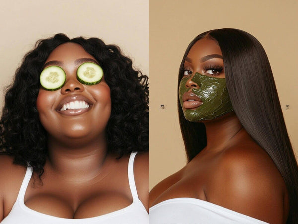 33 Plus Size Melanin Skincare Stock Photos with PLR & MRR Rights