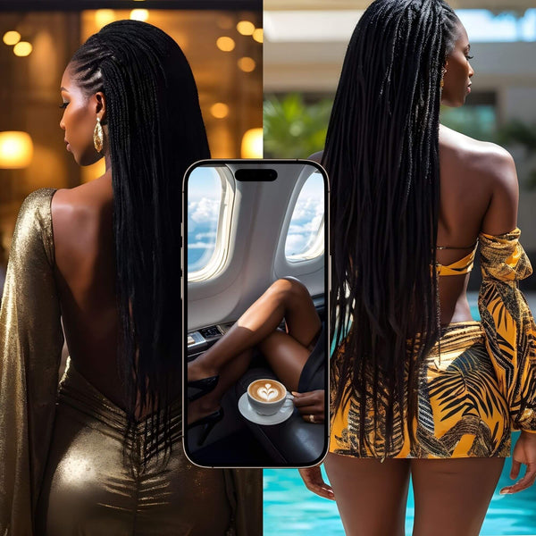 100+ Luxury Melanin Images for Instagram & Content Creators (Resell Rights Included)