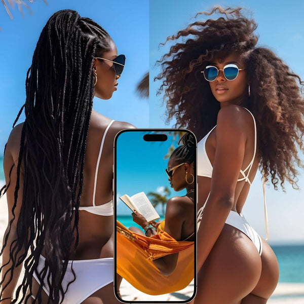 120+ Luxury Melanin Images for Instagram, Marketing & Content Creators (Resell Rights Included)