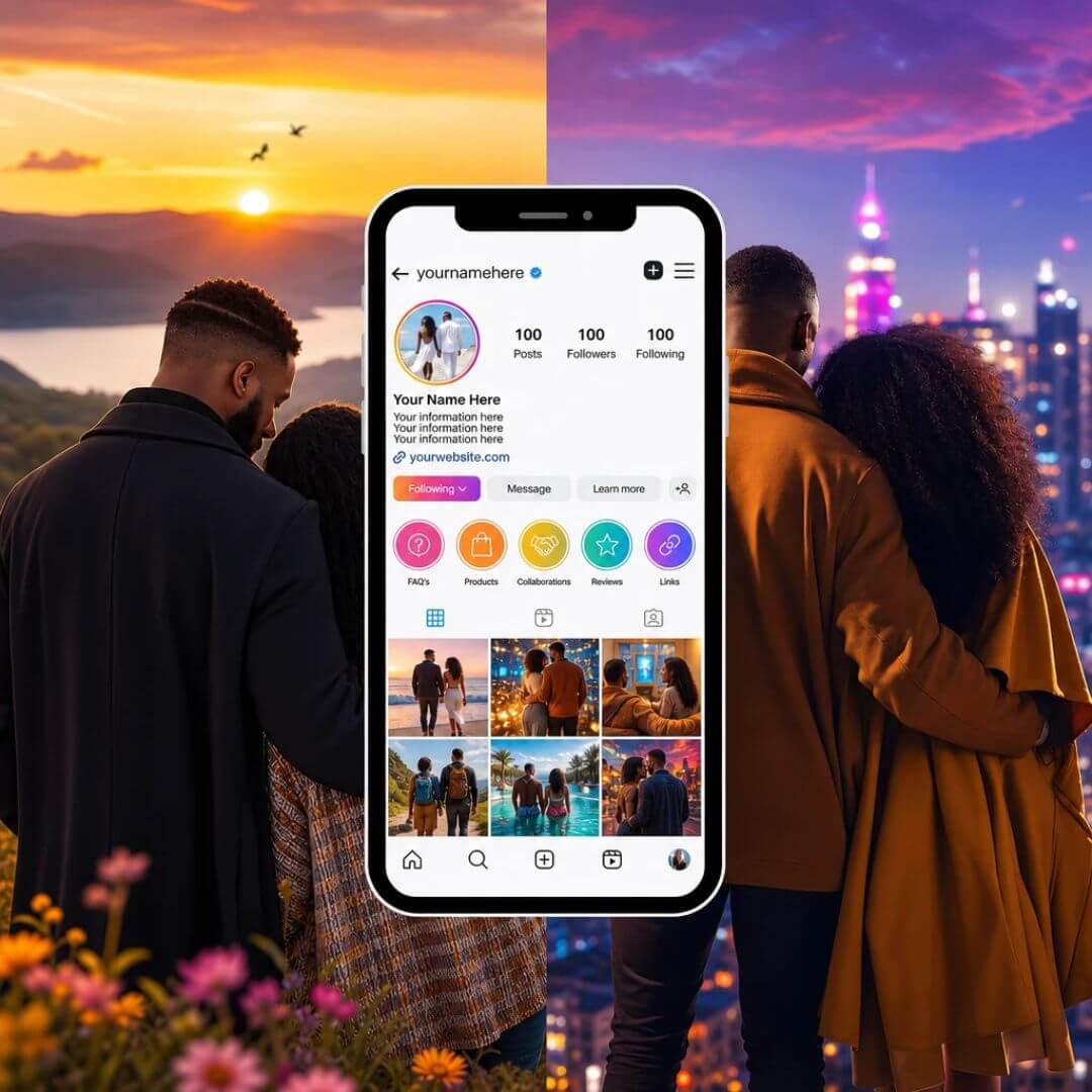 70 Melanin Couple Faceless Content Bundle | PLR + MRR Rights Included
