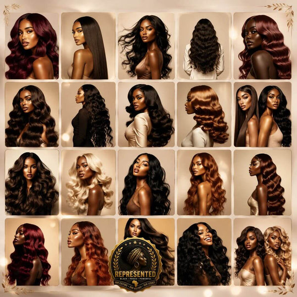 150 Luxury Melanin Hair Stock Photos Bundle (PLR + MRR)
