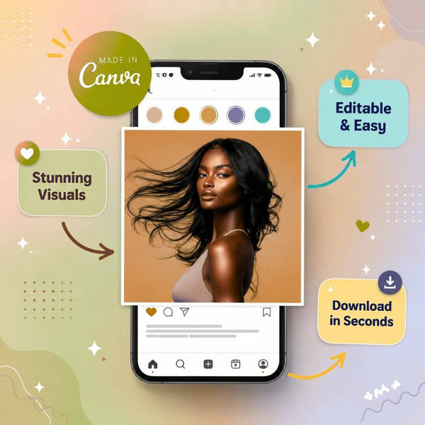 150 Luxury Melanin Hair Stock Photos Bundle (PLR + MRR)
