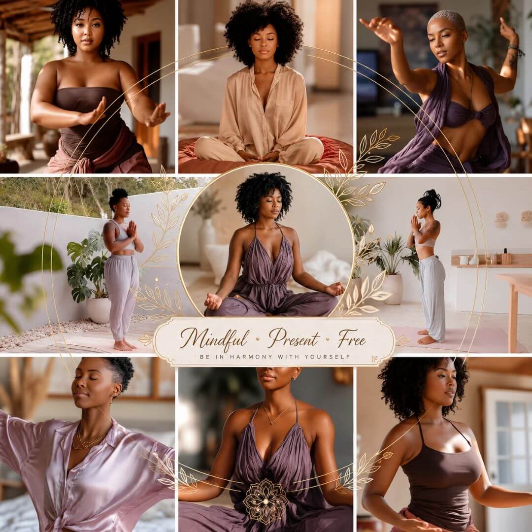 120+ Melanin Mental Health & Wellness Stock Photos Bundle with PLR & MRR