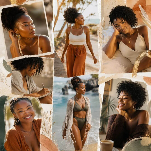 120+ Melanin Mental Health & Wellness Stock Photos Bundle with PLR & MRR