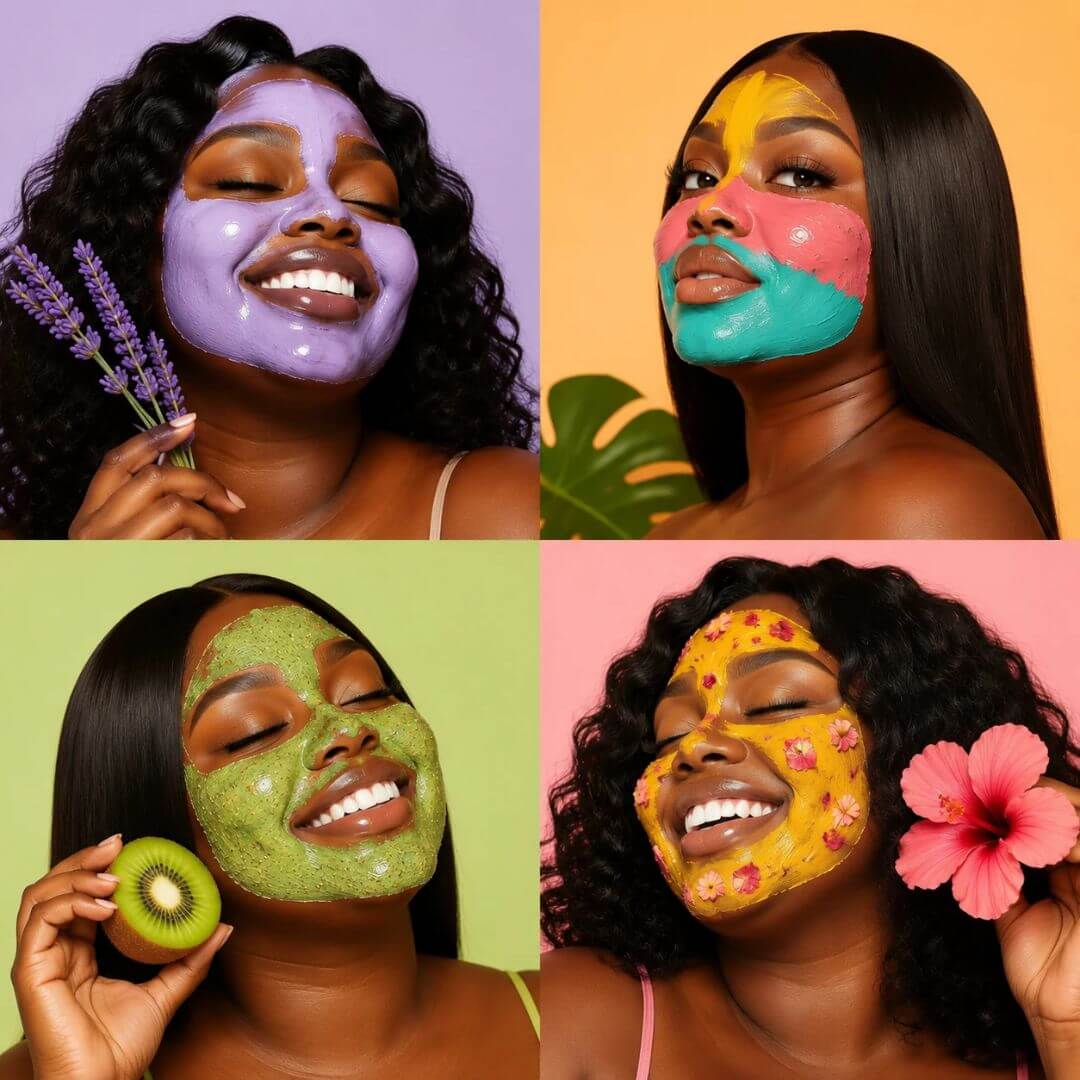 33 Plus Size Melanin Skincare Stock Photos with PLR & MRR Rights