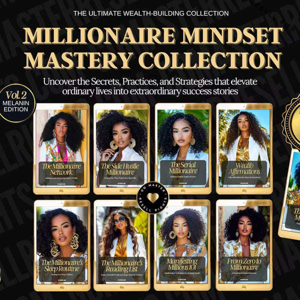 Millionaire Mindset Mastery + 700 Faceless Melanin Videos with Resell Rights (Melanin Edition Vol. 2)