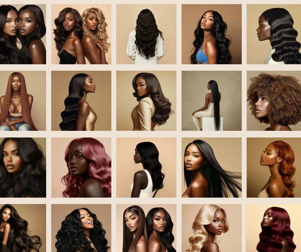 150 Luxury Melanin Hair Stock Photos Bundle (PLR + MRR)