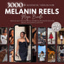 3,000+ Melanin Luxury Content Bank | Faceless Reels for Social Media (PLR/MRR)