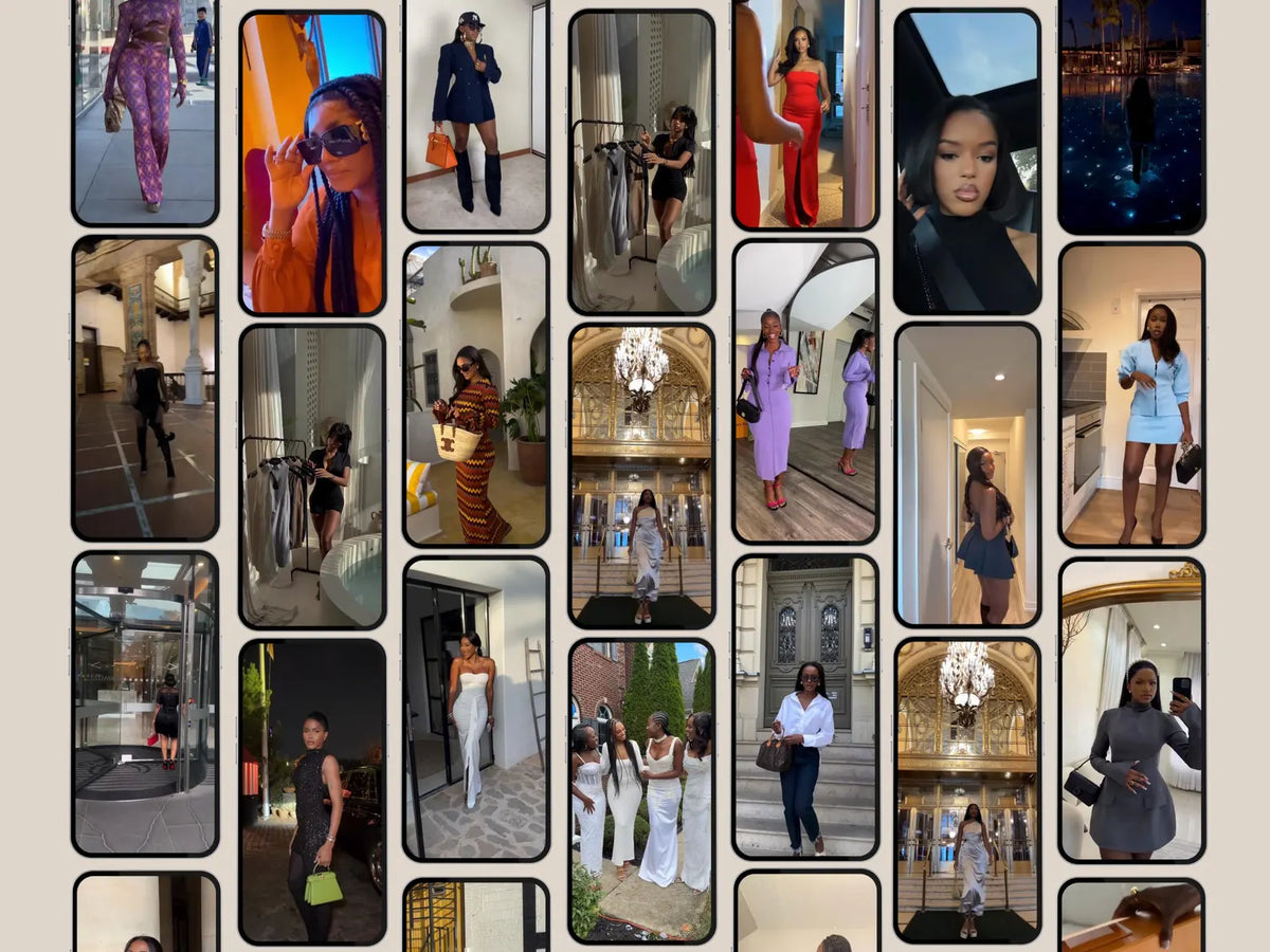 3,000+ Melanin Luxury Content Bank | Faceless Reels for Social Media (PLR/MRR)