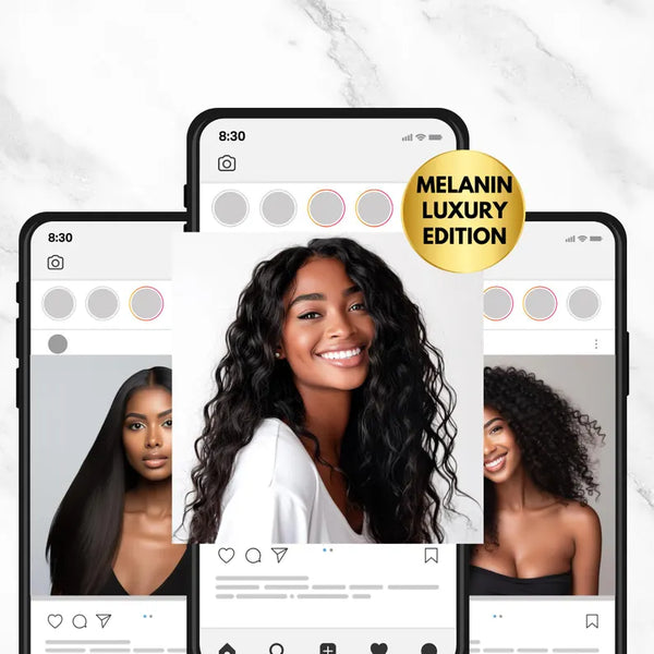 Black Women Stock Photos Bundle | MRR & PLR